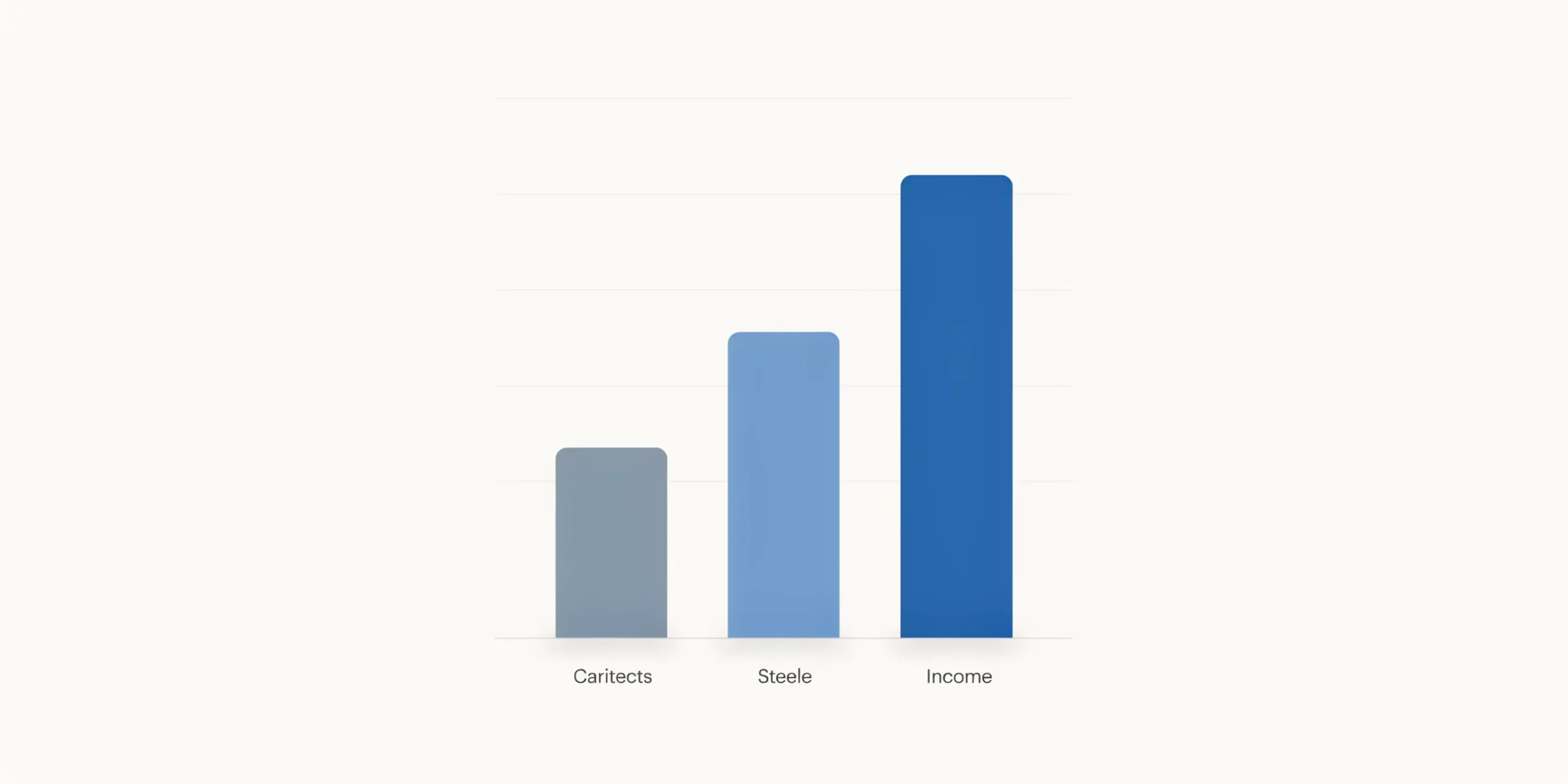 A stylised three-bar chart in blue tones used as a decorative illustration for the architect salary section