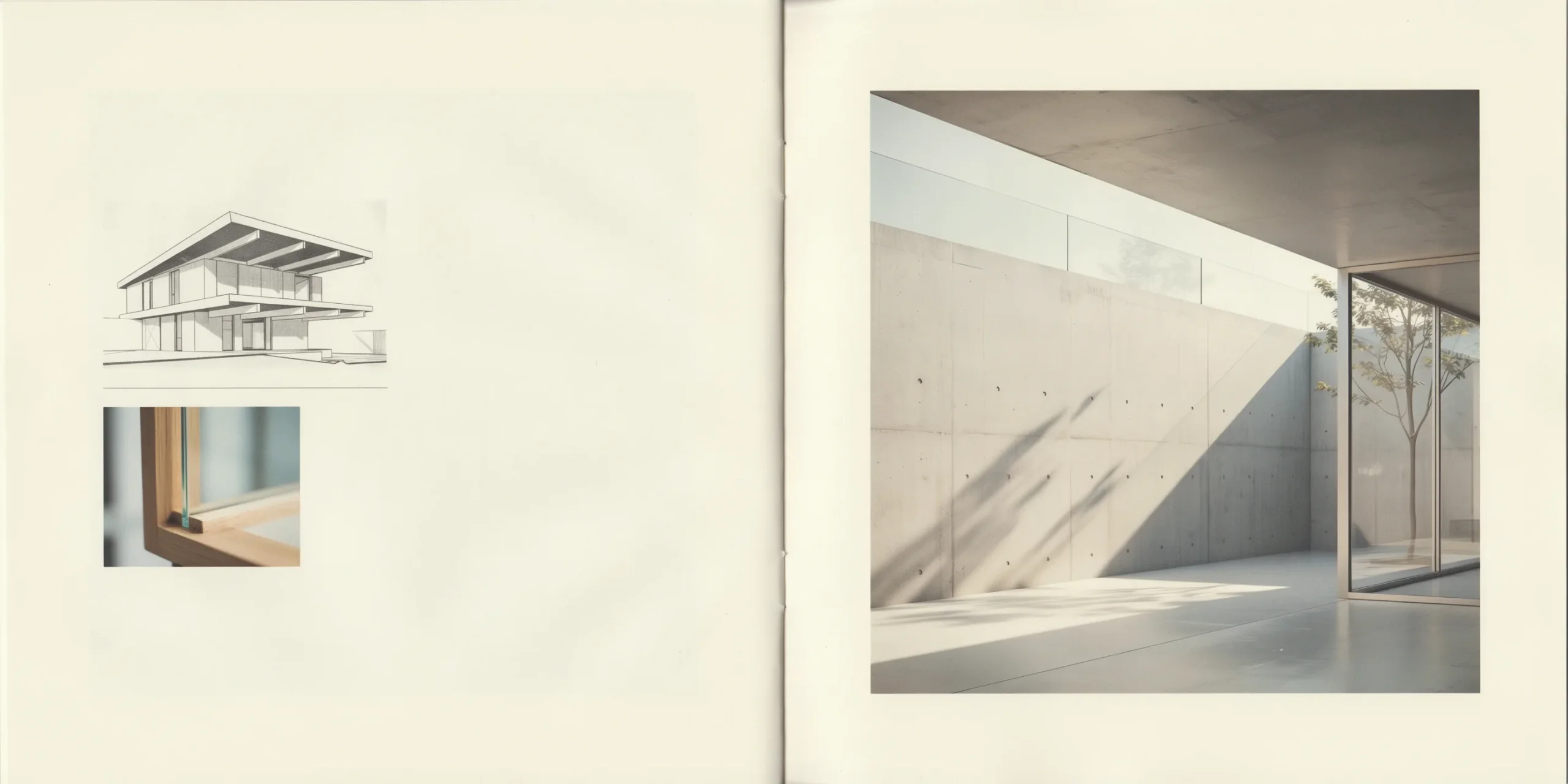 Consistent and legible architecture portfolio layout showcasing strong design elements