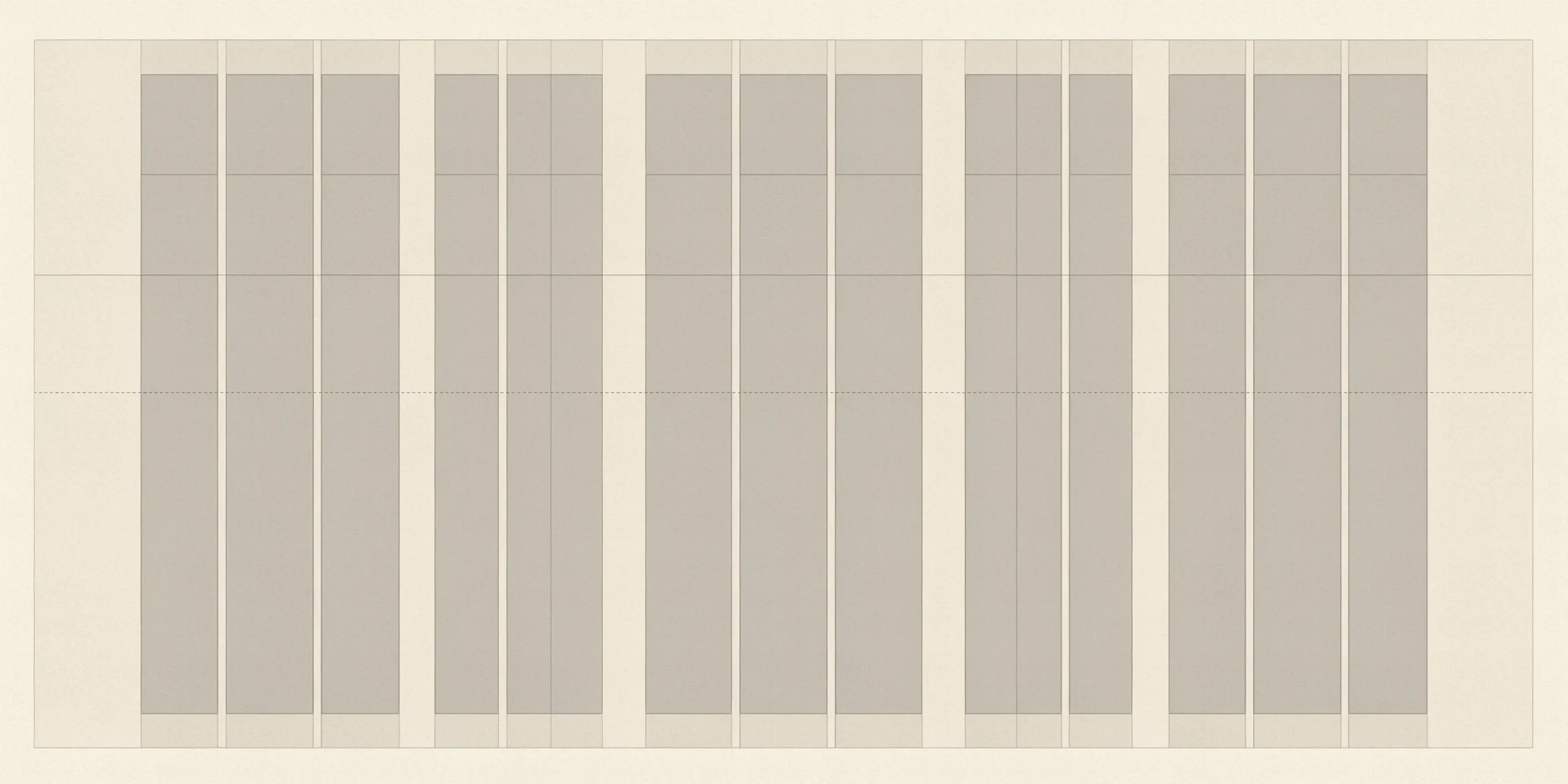 12-column grid system for architecture portfolio layout in InDesign
